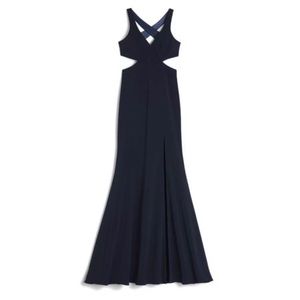 Jay Godfrey Hallendale Navy Gown Size 4